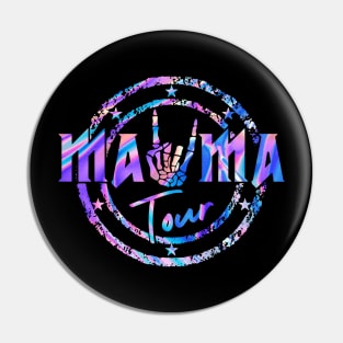 The Motherhood Tour, Some Days It Rocks Me, Mama Skeleton, Funny Mama Tour (2 Sided) Pin