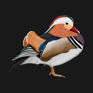 Mandarin Duck Bird Birder Birdlover Birdwatcher Animal T-Shirt