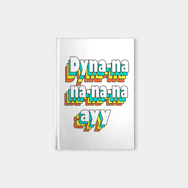 retro bts dynamite lyrics bts dynamite sticker notebook teepublic au