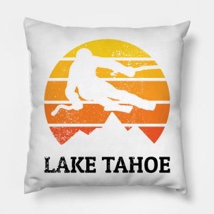 Lake Tahoe Retro Ski Pillow