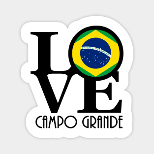 LOVE Campo Grande Brazil Magnet