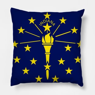 Indiana State Flag Pillow