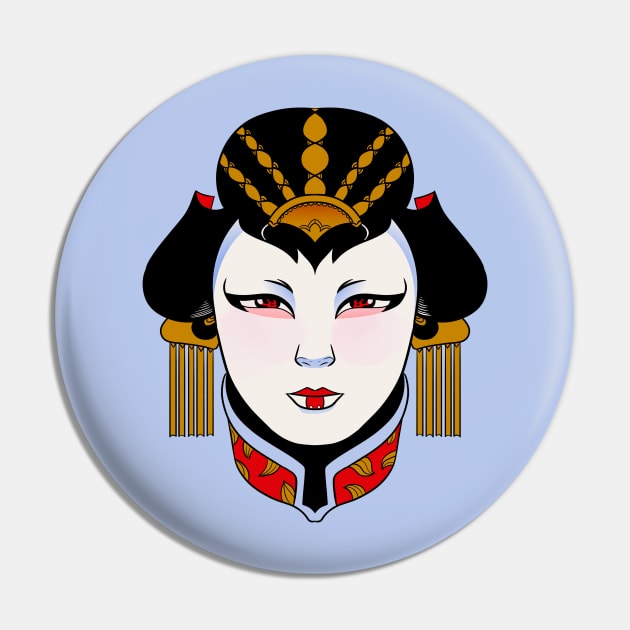 POSSESSED GEISHA 1/2 Pin by GOUP