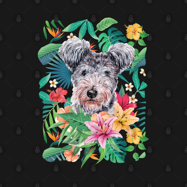 Tropical Pumi Dog by LulululuPainting