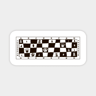 Black & White Chess Design. Best gift idea for chess lovers Magnet