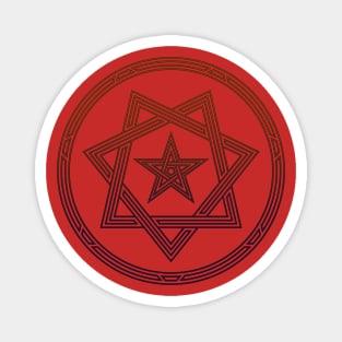 Heptagram Star Sigil Shirt Magnet