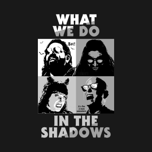 Black And White what we do in the shadows T-Shirt