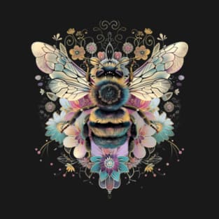 Exploring Bees And Flowers Relation T-Shirt