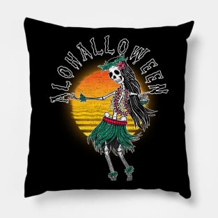 Hawaiian Halloween Pillow