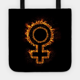 Female fire sign Tote