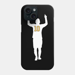 Messi Silhouette (White) - Lionel Messi Phone Case