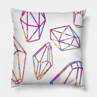 Crystal Gemstone Pattern Pillow