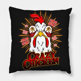 Crazy Chicken Pillow