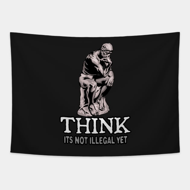 Think ! Tapestry by NineBlack