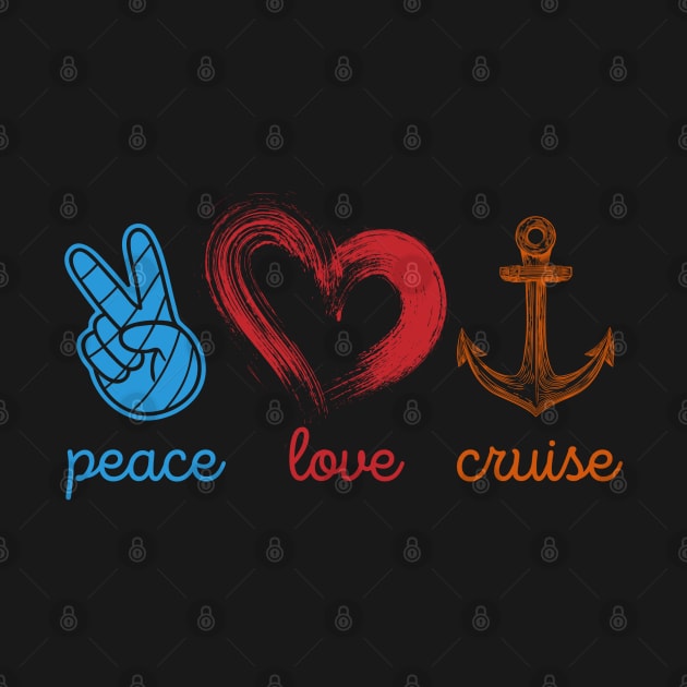 PEACE LOVE CRUISE by TravelTeezShop