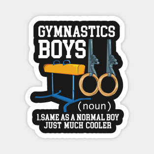 GYMNASTICS: Gymnastics Boy Definition Magnet