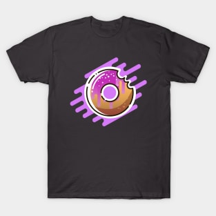 Donut Stress Combed Cotton Women Yoga T-shirt