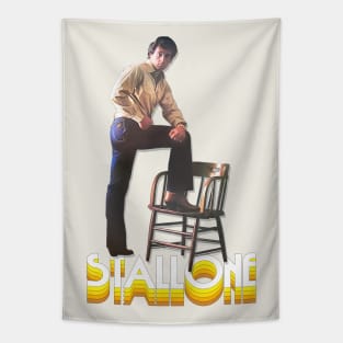 Slyvester Stallone \/\/\ 80s Retro Aesthetic Tapestry