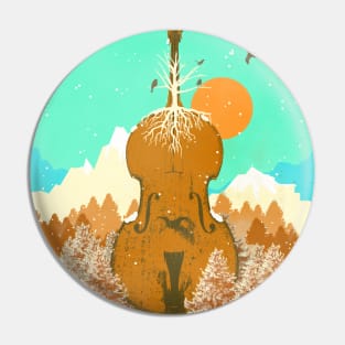 NATURE CELLO Pin