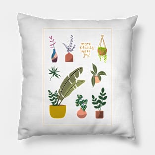 More plants, more joy! Pillow