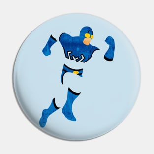 Blue Beetle Minimalism Pin