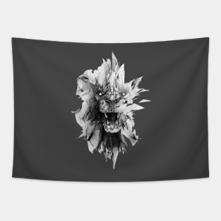Abstrack Lion Tapestry