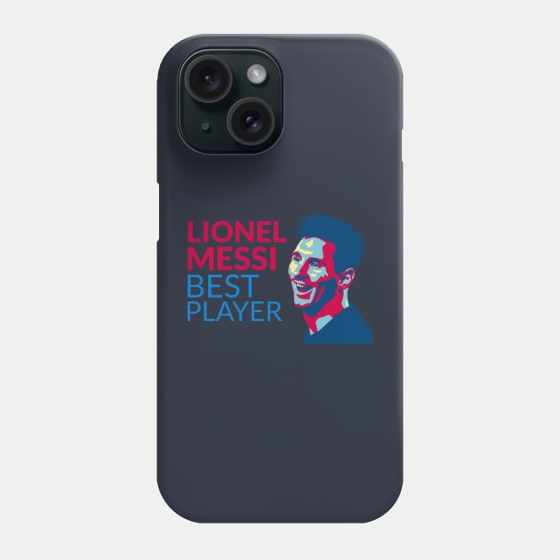 Lionel Messi best player Phone Case by MARCHY