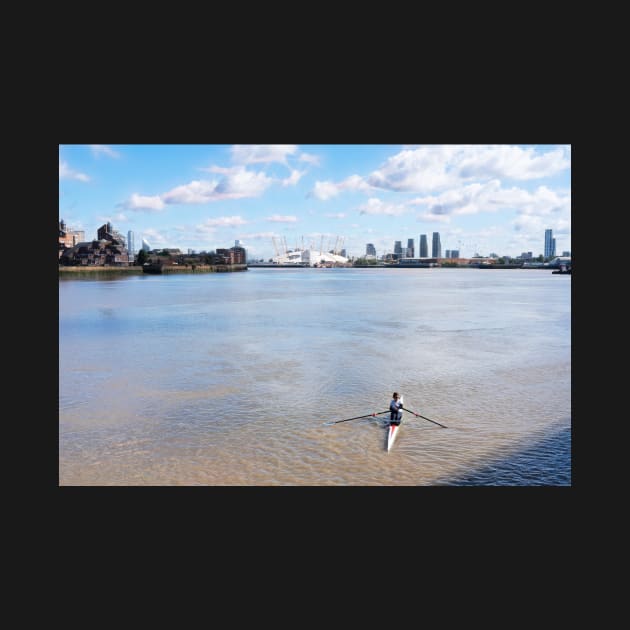 River Thames and london city skyline wall art by stuartchard