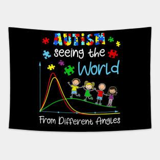 Autism Seeing World From Different Angles Tapestry