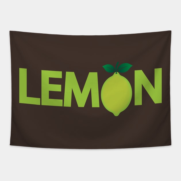 Lemon Creative Logo Tapestry by DinaShalash