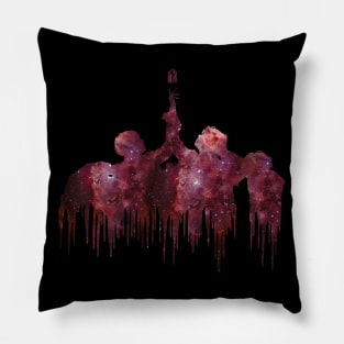 BTS Fake Love melting silhouette (red galaxy) | Army | Kpop Pillow