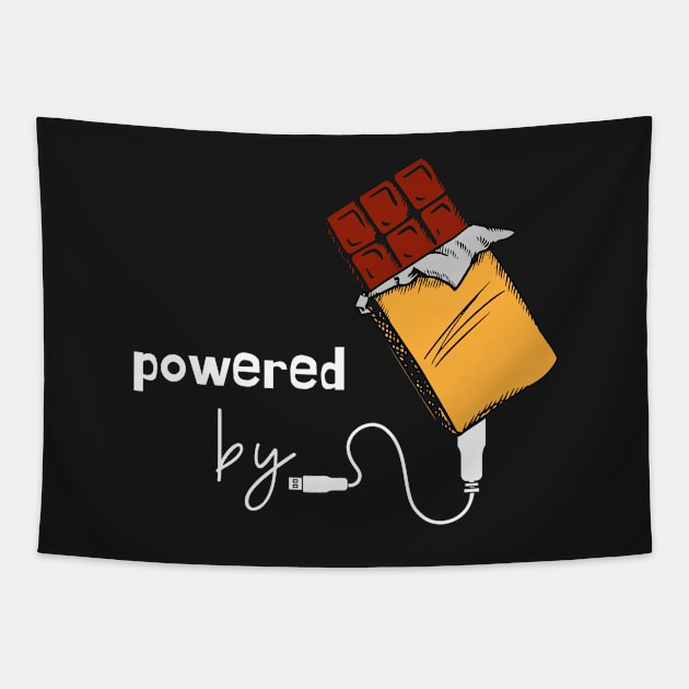 Powered by Chocolate Tapestry by leBoosh-Designs