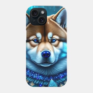 Jeweled Shiba Inu Phone Case