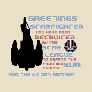 Greetings, Starfighter! T-Shirt