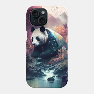 Panda River Phone Case