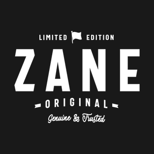 Zane Personalized Name Mens Birthday T-Shirt