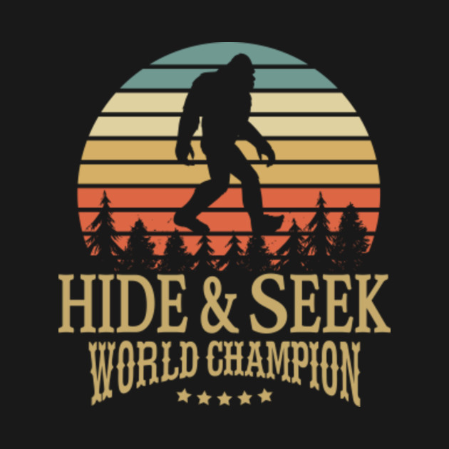 Hide And Seek World Champion Bigfoot Long Sleeve T Shirt Teepublic 