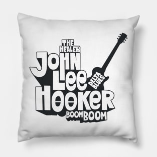 John Lee Hooker 'The Healer' Shirt - Delta Blues Collection Pillow