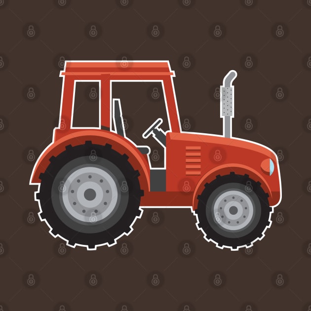 Tractor Farmer by Shirtbubble