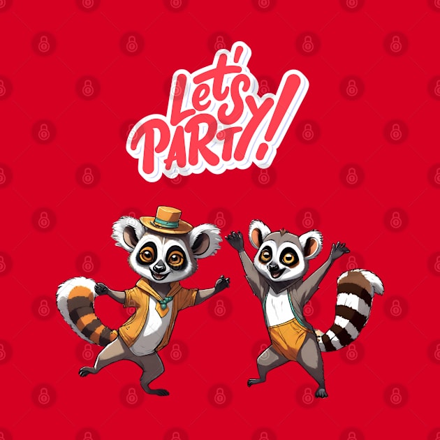 lets party with dancing lemur by dodolanlaku