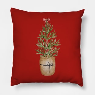 A minimalist Xmas Tree Pillow