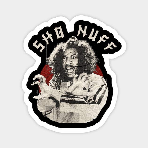 master sho nuff kung fu classic Magnet by Ville Otila Abstract