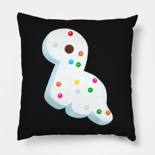 cute dino cookie Pillow
