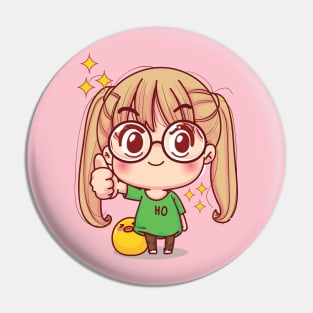 Cute Girl Pin