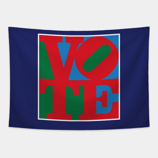 Love to Vote - Classic Tapestry by DCLawrenceUK