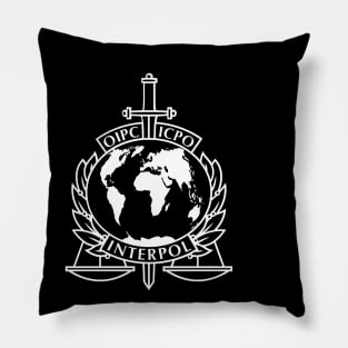 INTERPOL International Criminal Police Organization Pillow