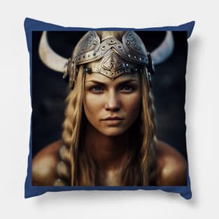 Viking Shield Maiden Pillow