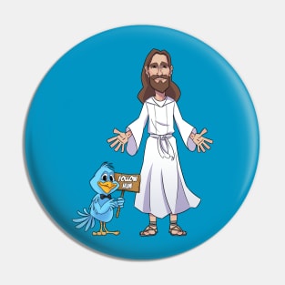 Follow Him - Jesus is the Key Pin