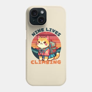 Hiking neko Phone Case