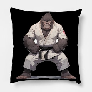 Karate Master Gorilla Pillow